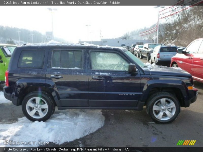 True Blue Pearl / Dark Slate Gray/Light Pebble 2013 Jeep Patriot Limited 4x4