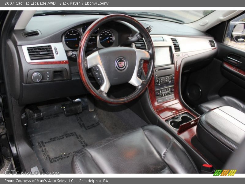 Black Raven / Ebony/Ebony 2007 Cadillac Escalade AWD