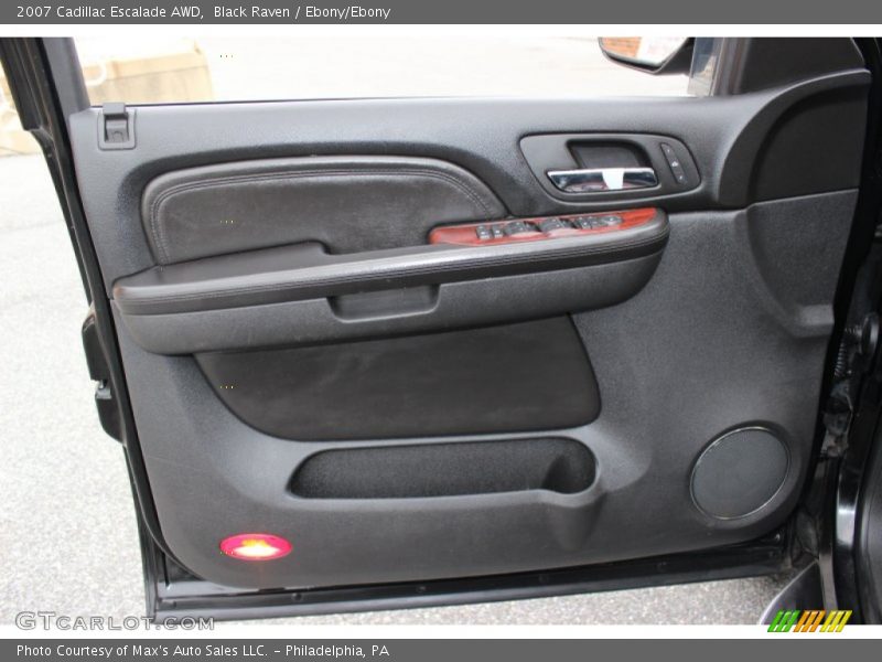 Black Raven / Ebony/Ebony 2007 Cadillac Escalade AWD