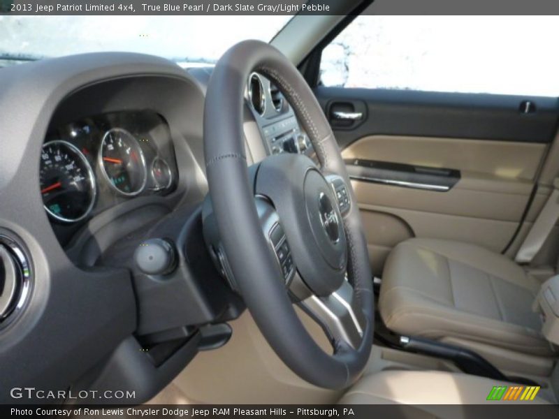 True Blue Pearl / Dark Slate Gray/Light Pebble 2013 Jeep Patriot Limited 4x4