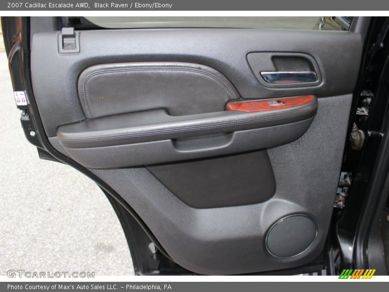 Black Raven / Ebony/Ebony 2007 Cadillac Escalade AWD