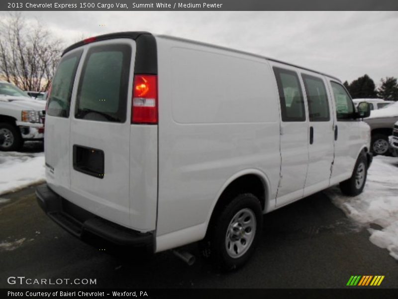 Summit White / Medium Pewter 2013 Chevrolet Express 1500 Cargo Van