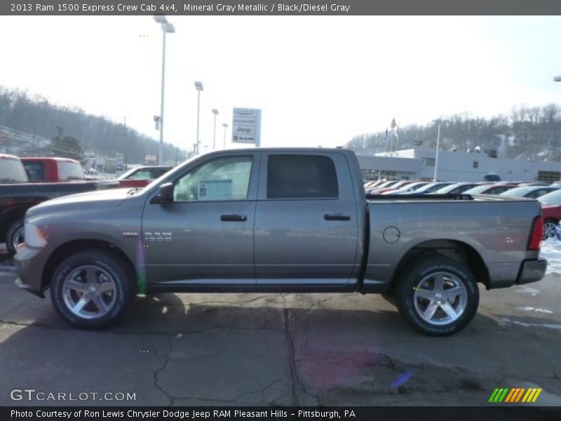 Mineral Gray Metallic / Black/Diesel Gray 2013 Ram 1500 Express Crew Cab 4x4