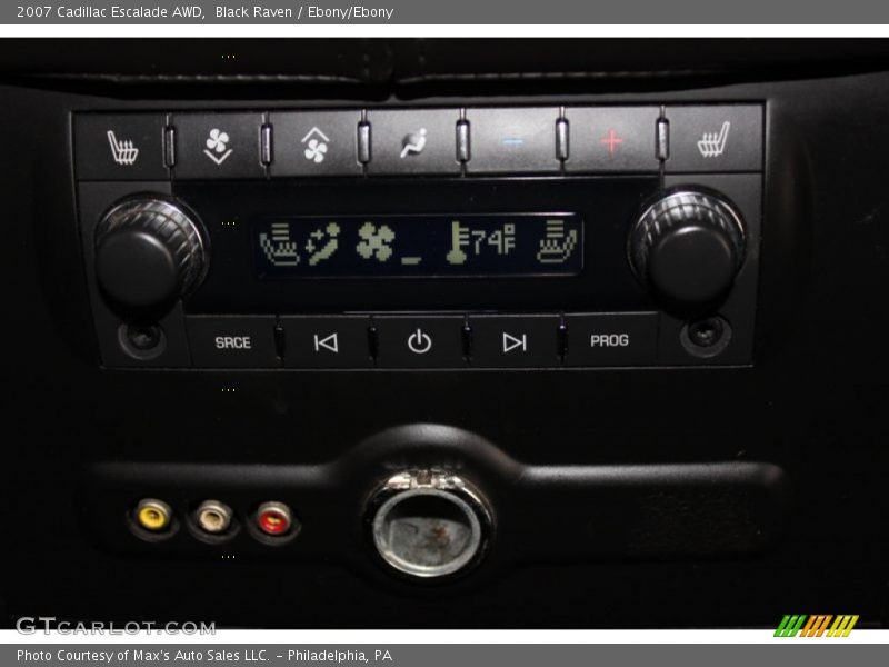 Black Raven / Ebony/Ebony 2007 Cadillac Escalade AWD