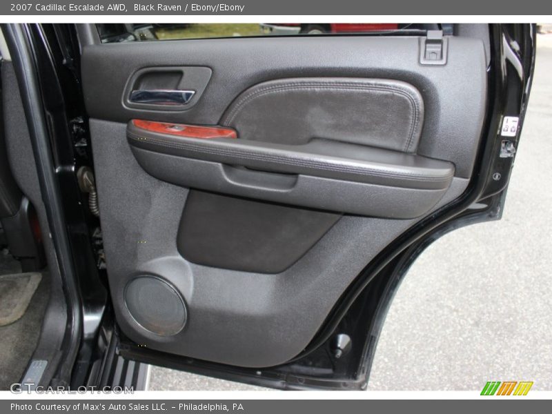 Black Raven / Ebony/Ebony 2007 Cadillac Escalade AWD