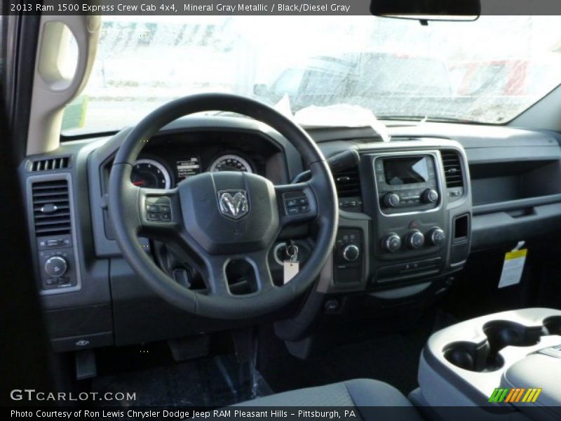 Mineral Gray Metallic / Black/Diesel Gray 2013 Ram 1500 Express Crew Cab 4x4