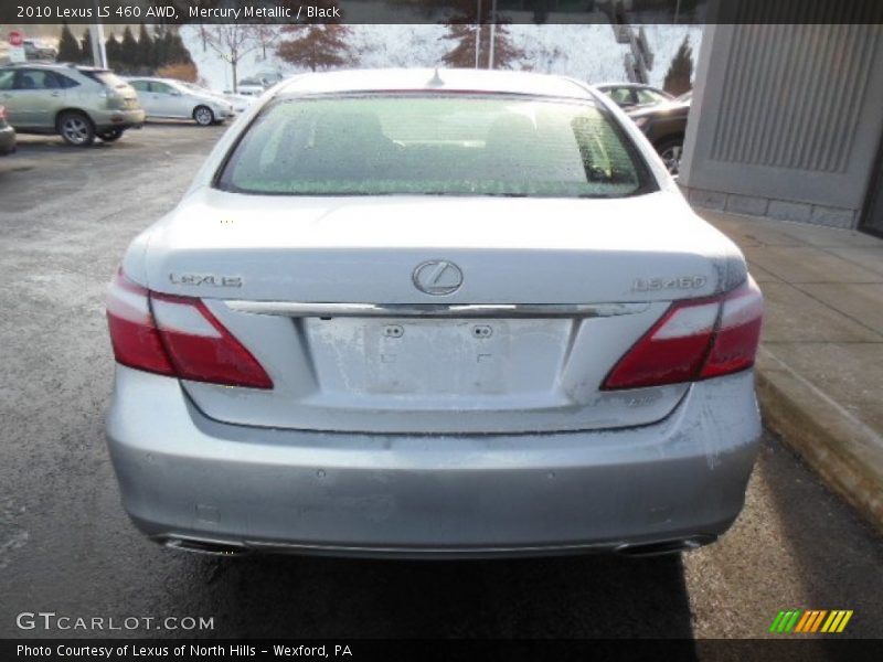 Mercury Metallic / Black 2010 Lexus LS 460 AWD
