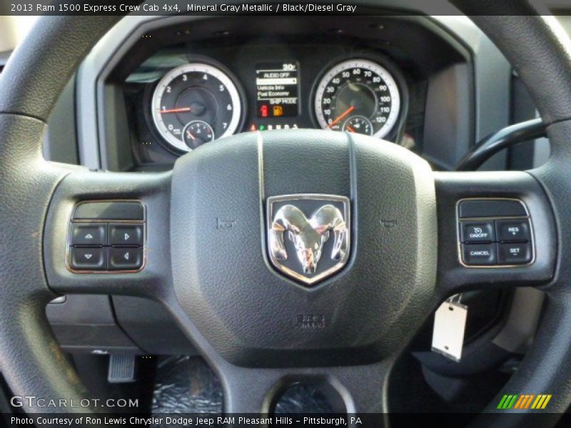 Mineral Gray Metallic / Black/Diesel Gray 2013 Ram 1500 Express Crew Cab 4x4