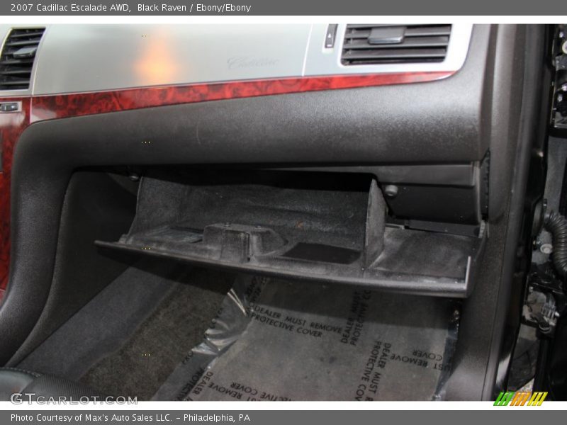Black Raven / Ebony/Ebony 2007 Cadillac Escalade AWD