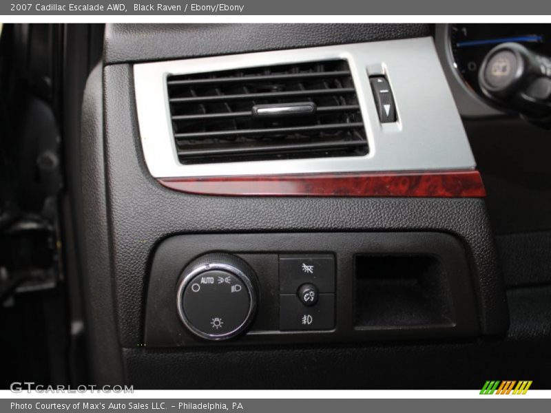 Black Raven / Ebony/Ebony 2007 Cadillac Escalade AWD