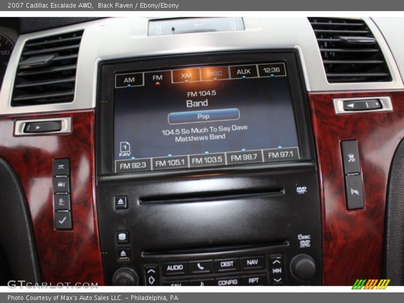 Black Raven / Ebony/Ebony 2007 Cadillac Escalade AWD