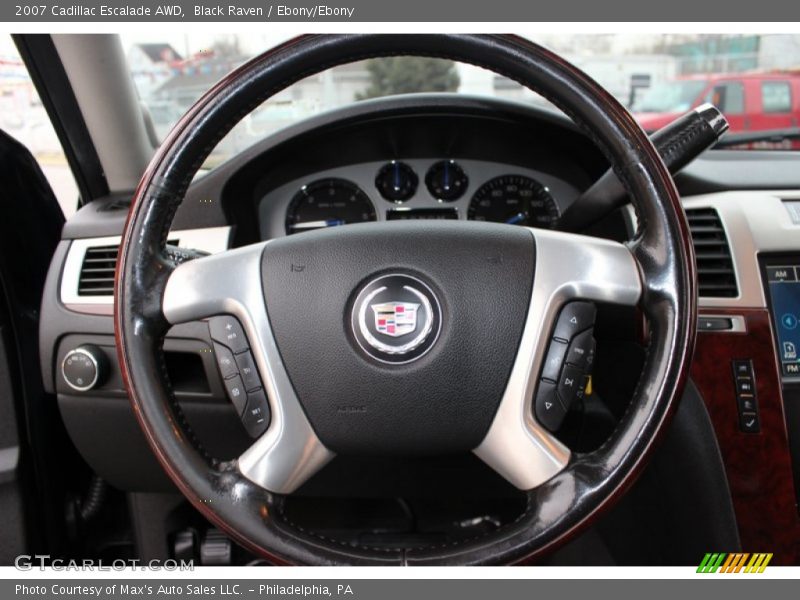 Black Raven / Ebony/Ebony 2007 Cadillac Escalade AWD
