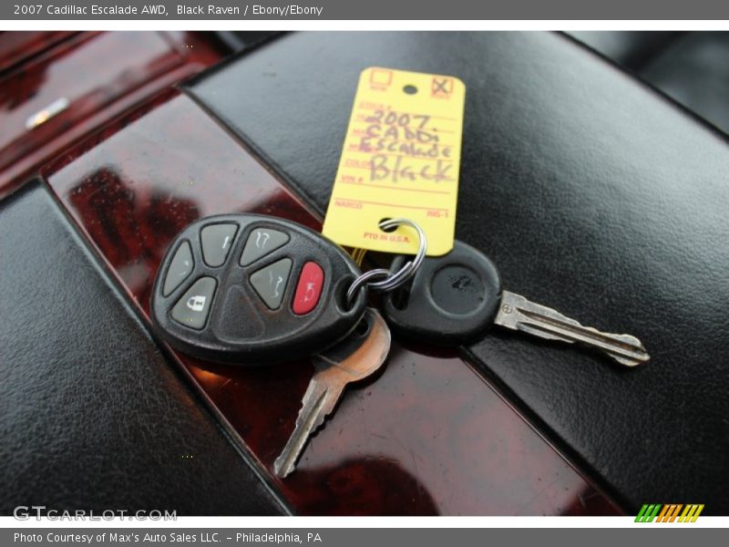 Black Raven / Ebony/Ebony 2007 Cadillac Escalade AWD
