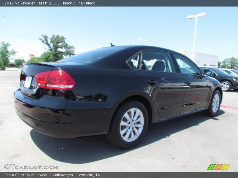 Black / Titan Black 2012 Volkswagen Passat 2.5L S