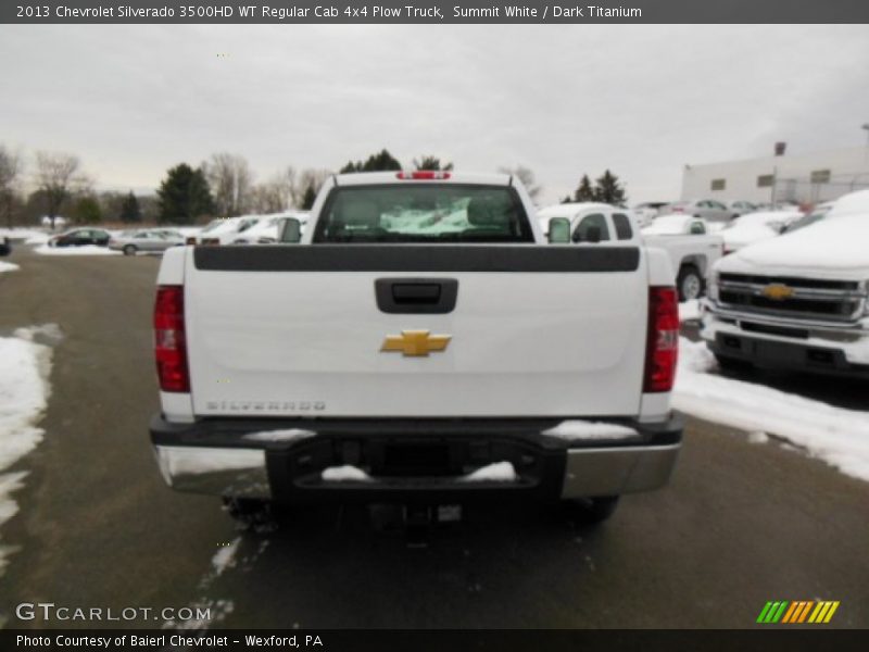 Summit White / Dark Titanium 2013 Chevrolet Silverado 3500HD WT Regular Cab 4x4 Plow Truck