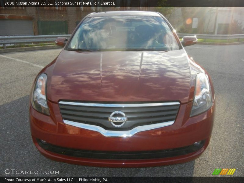 Sonoma Sunset Metallic / Charcoal 2008 Nissan Altima 3.5 SE