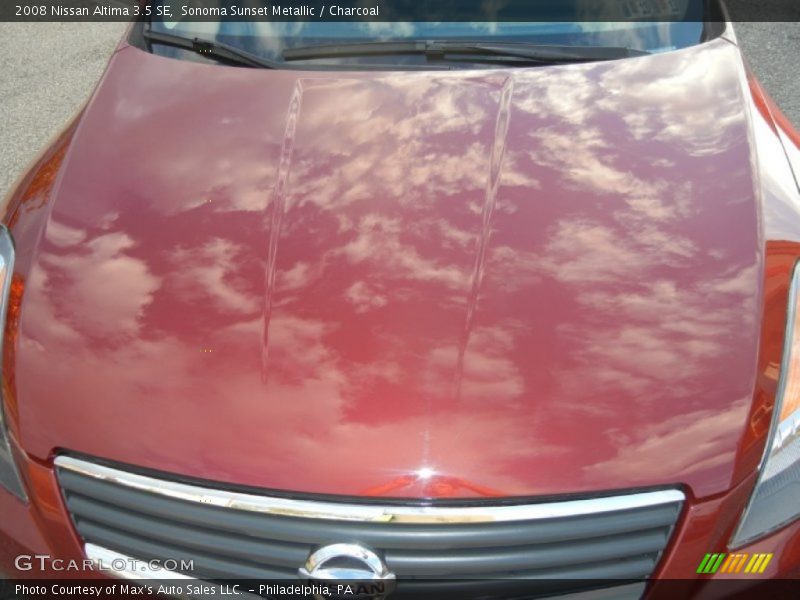 Sonoma Sunset Metallic / Charcoal 2008 Nissan Altima 3.5 SE