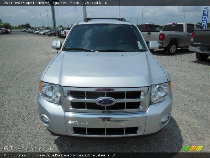 Ingot Silver Metallic / Charcoal Black 2011 Ford Escape Limited V6