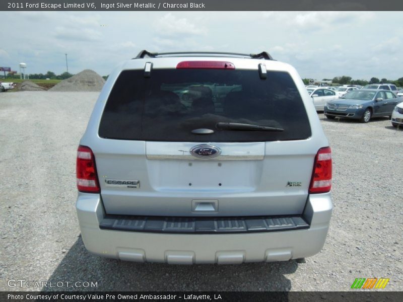 Ingot Silver Metallic / Charcoal Black 2011 Ford Escape Limited V6