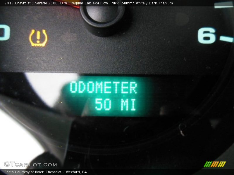 Summit White / Dark Titanium 2013 Chevrolet Silverado 3500HD WT Regular Cab 4x4 Plow Truck
