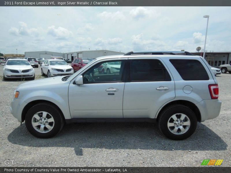 Ingot Silver Metallic / Charcoal Black 2011 Ford Escape Limited V6