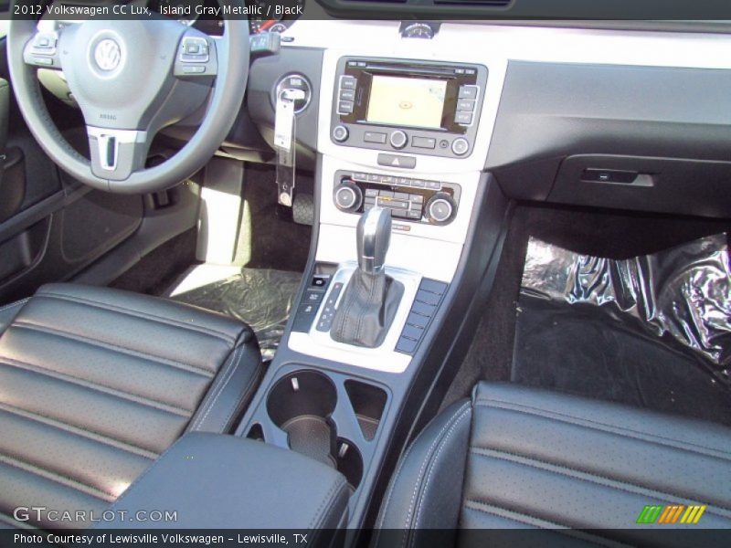 Island Gray Metallic / Black 2012 Volkswagen CC Lux
