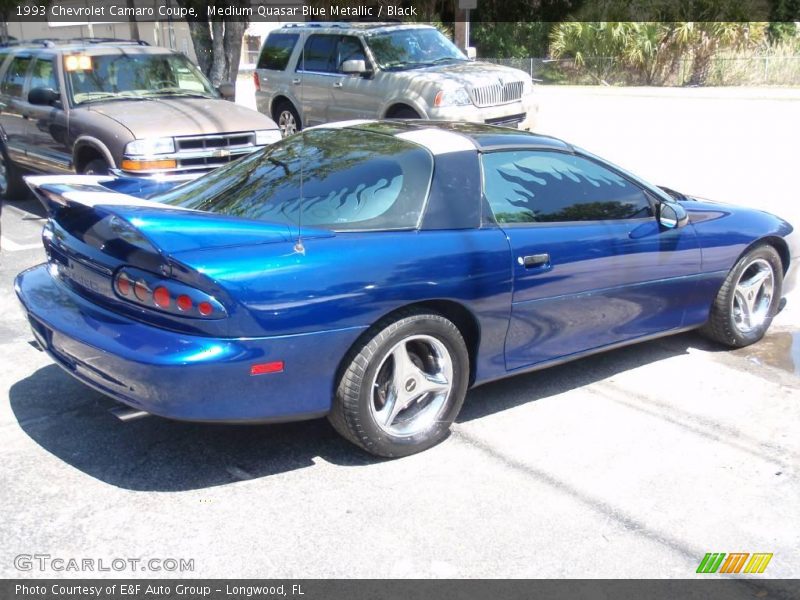 Medium Quasar Blue Metallic / Black 1993 Chevrolet Camaro Coupe
