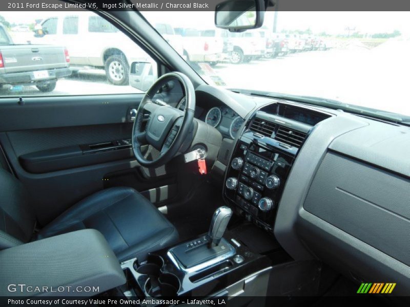 Ingot Silver Metallic / Charcoal Black 2011 Ford Escape Limited V6