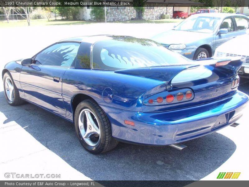 Medium Quasar Blue Metallic / Black 1993 Chevrolet Camaro Coupe