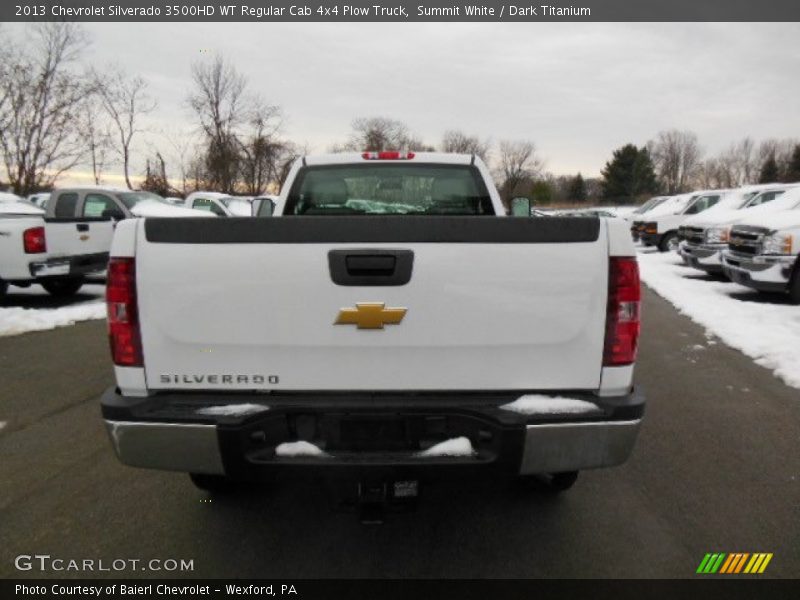 Summit White / Dark Titanium 2013 Chevrolet Silverado 3500HD WT Regular Cab 4x4 Plow Truck