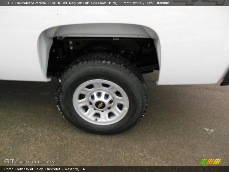  2013 Silverado 3500HD WT Regular Cab 4x4 Plow Truck Wheel
