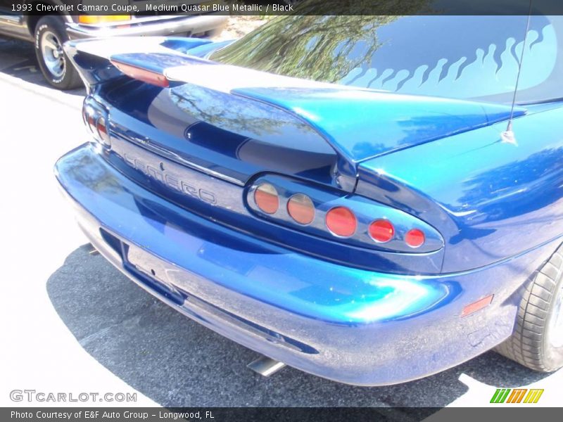 Medium Quasar Blue Metallic / Black 1993 Chevrolet Camaro Coupe