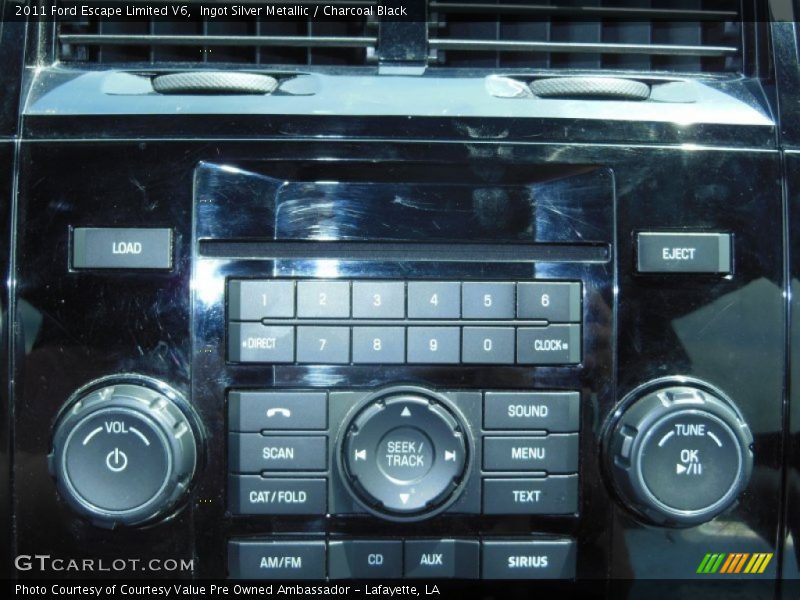 Ingot Silver Metallic / Charcoal Black 2011 Ford Escape Limited V6