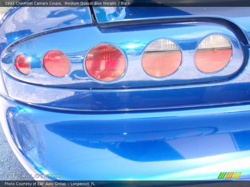 Medium Quasar Blue Metallic / Black 1993 Chevrolet Camaro Coupe