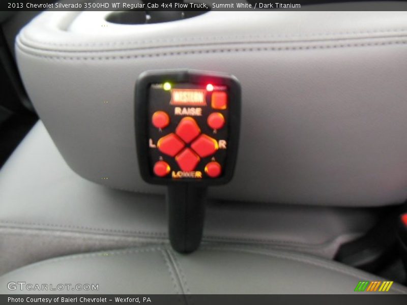 Summit White / Dark Titanium 2013 Chevrolet Silverado 3500HD WT Regular Cab 4x4 Plow Truck