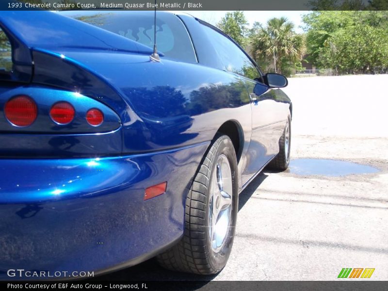 Medium Quasar Blue Metallic / Black 1993 Chevrolet Camaro Coupe