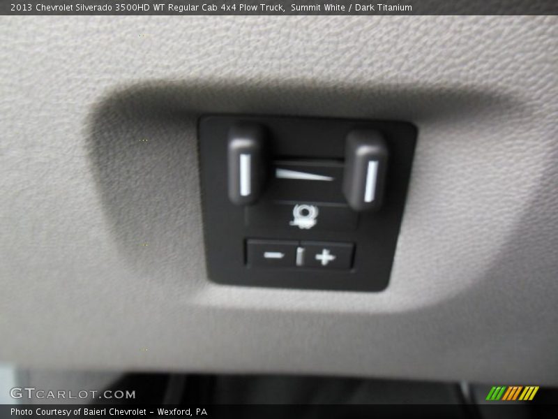 Summit White / Dark Titanium 2013 Chevrolet Silverado 3500HD WT Regular Cab 4x4 Plow Truck