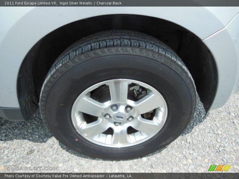 Ingot Silver Metallic / Charcoal Black 2011 Ford Escape Limited V6
