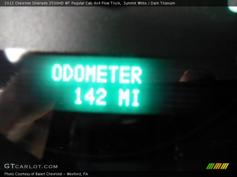 Summit White / Dark Titanium 2013 Chevrolet Silverado 3500HD WT Regular Cab 4x4 Plow Truck