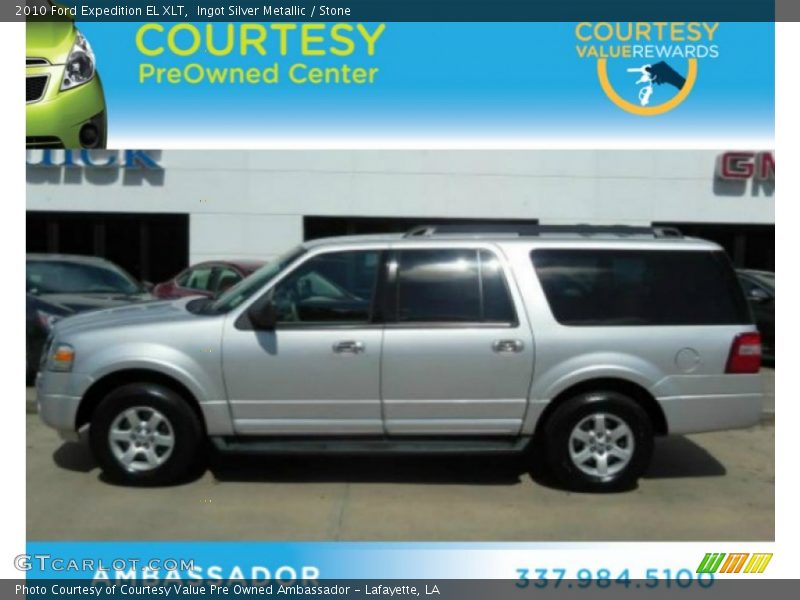 Ingot Silver Metallic / Stone 2010 Ford Expedition EL XLT