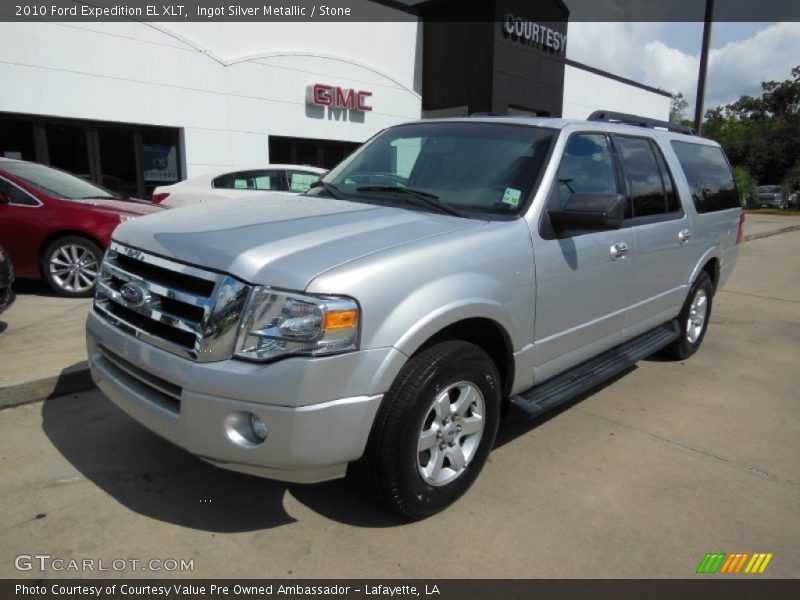 Ingot Silver Metallic / Stone 2010 Ford Expedition EL XLT
