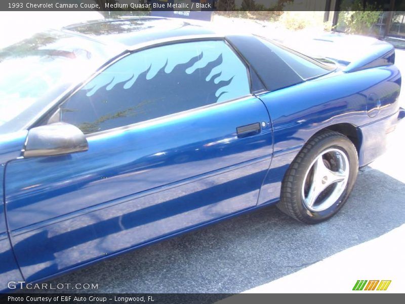 Medium Quasar Blue Metallic / Black 1993 Chevrolet Camaro Coupe