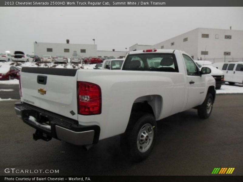 Summit White / Dark Titanium 2013 Chevrolet Silverado 2500HD Work Truck Regular Cab