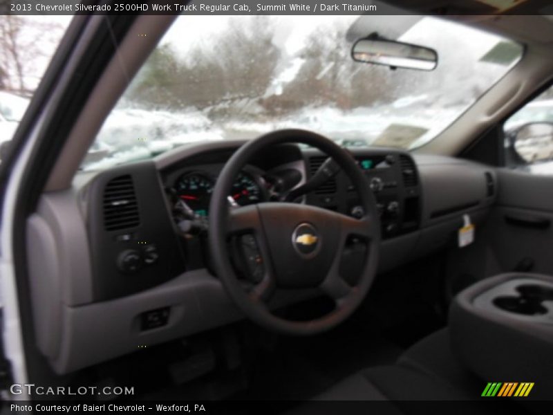 Summit White / Dark Titanium 2013 Chevrolet Silverado 2500HD Work Truck Regular Cab