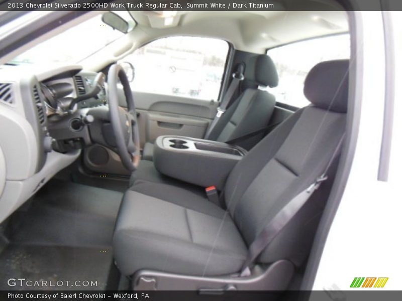 Summit White / Dark Titanium 2013 Chevrolet Silverado 2500HD Work Truck Regular Cab