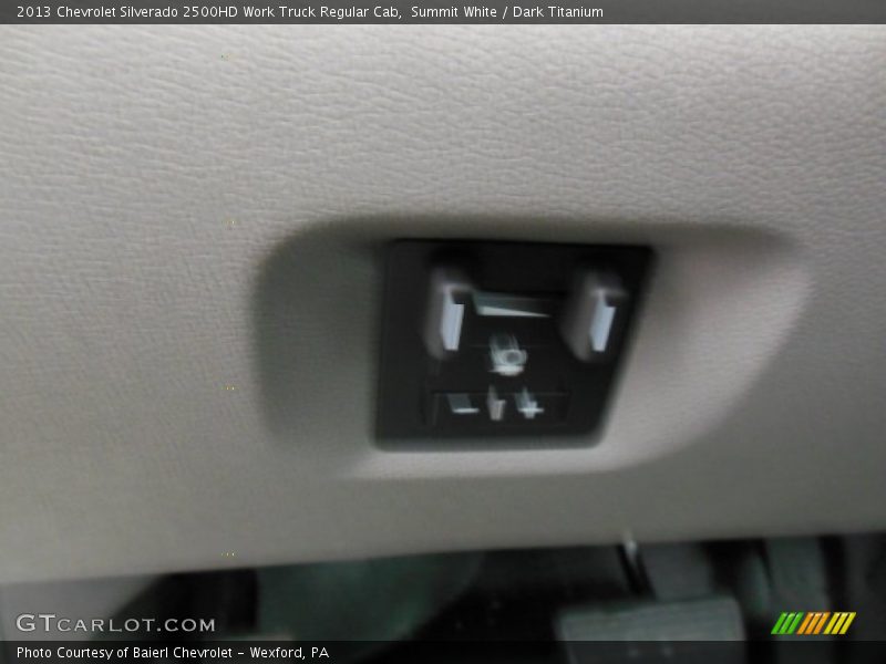 Summit White / Dark Titanium 2013 Chevrolet Silverado 2500HD Work Truck Regular Cab