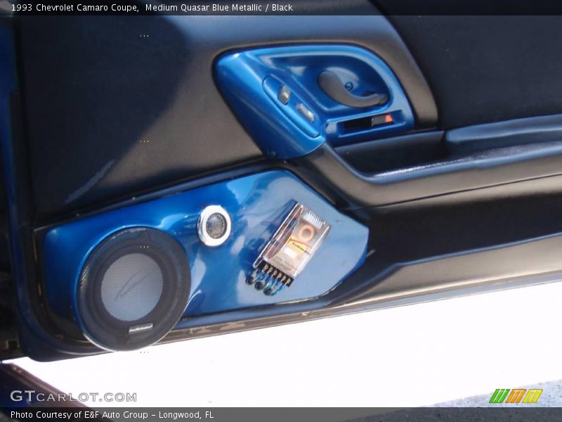 Medium Quasar Blue Metallic / Black 1993 Chevrolet Camaro Coupe