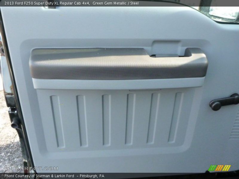 Green Gem Metallic / Steel 2013 Ford F250 Super Duty XL Regular Cab 4x4