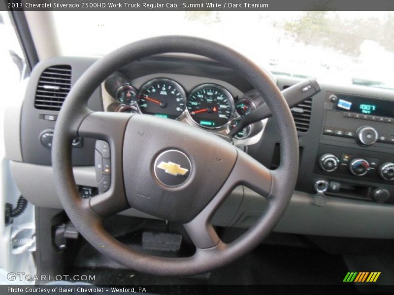  2013 Silverado 2500HD Work Truck Regular Cab Steering Wheel