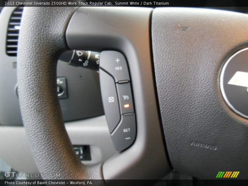 Summit White / Dark Titanium 2013 Chevrolet Silverado 2500HD Work Truck Regular Cab